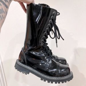 Genuine Leather Combat Boots
